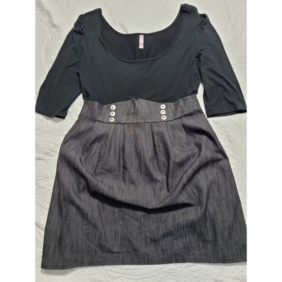 Xhilaration Dresses & Skirts - 🎉HP🎉Dress black gray XXL